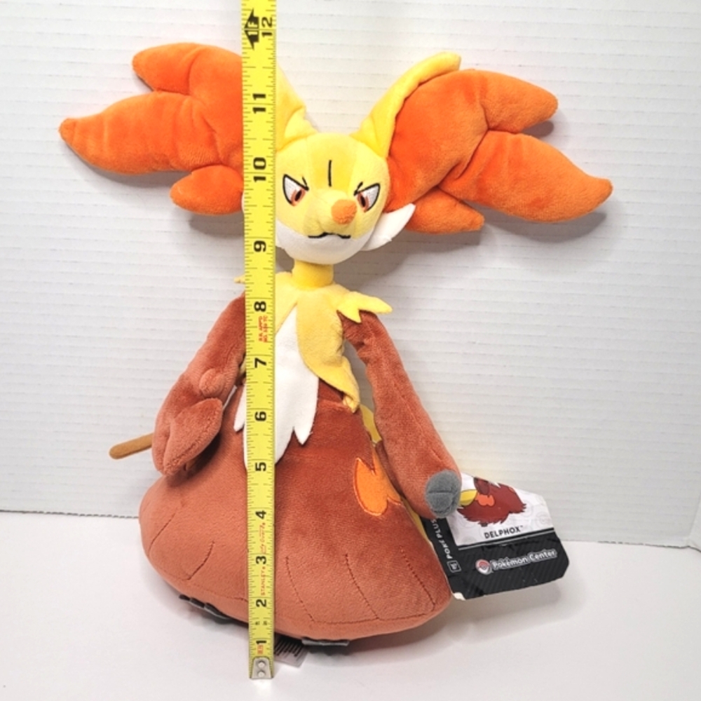 Delphox Large Pokemon Plush Pokemon Center Stuffed Animal READ - Picture 12 of 12